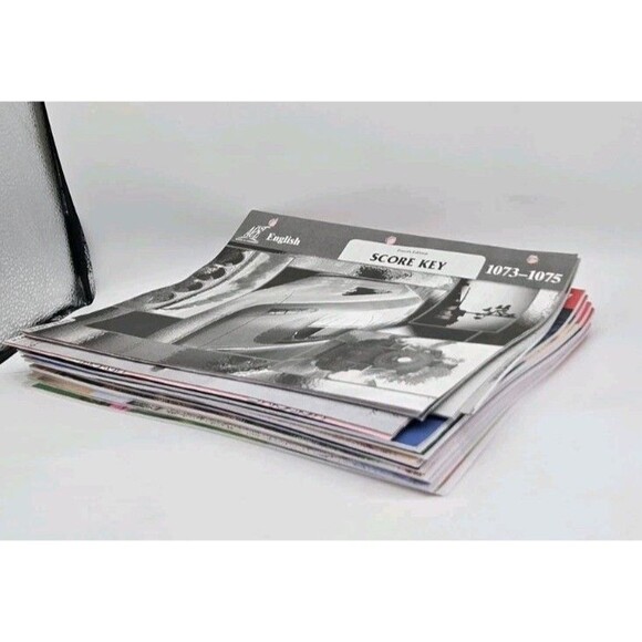 ACE School Of Tomorrow English Paces 1077-1084 & Score Keys 1073-1084 7th Grade - Picture 3 of 10